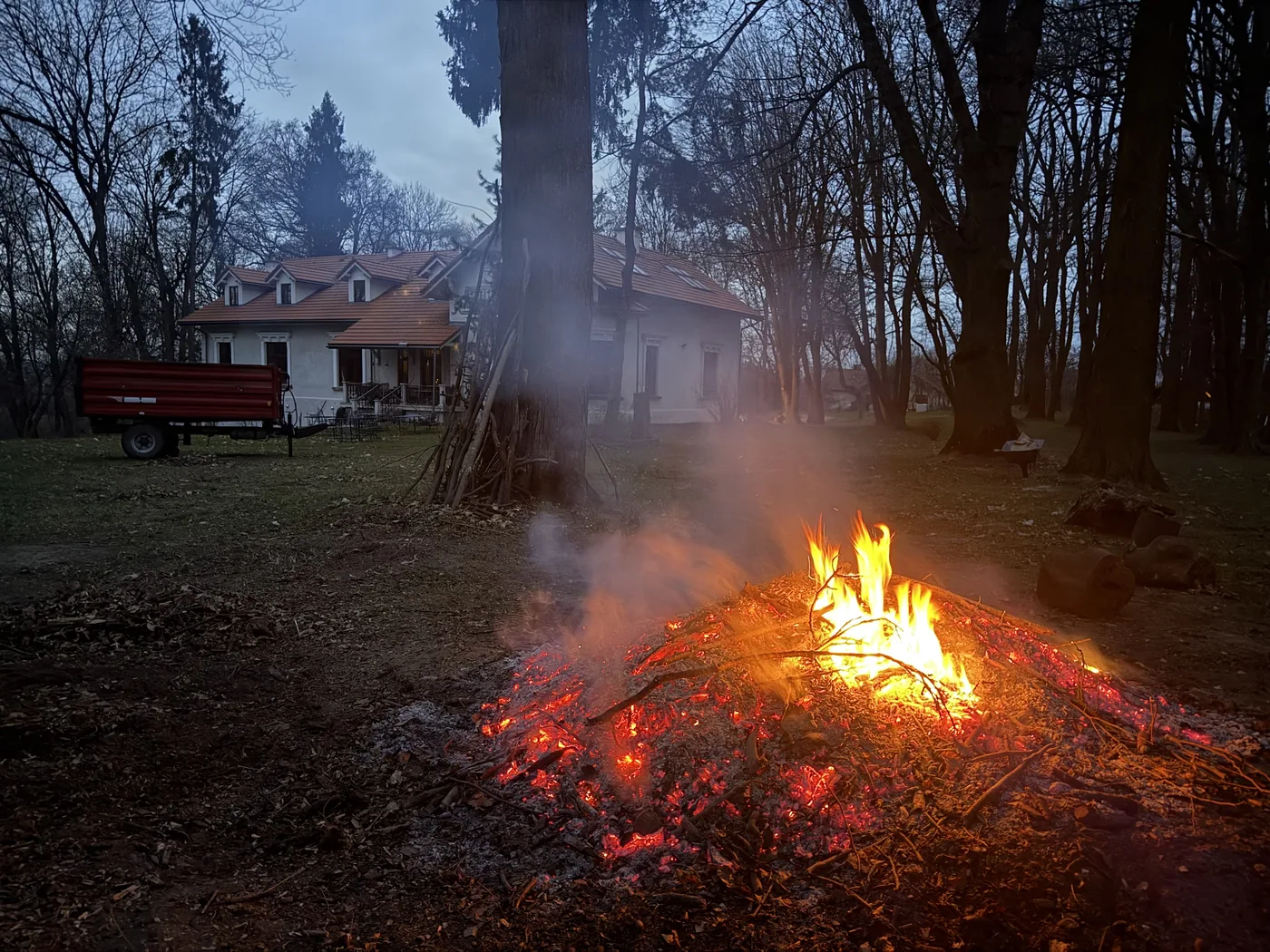 Trampolina i zabawa